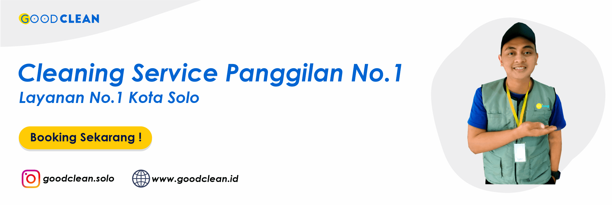 GoodClean – No.1 Jasa Bersih Kost & Rumah Solo !