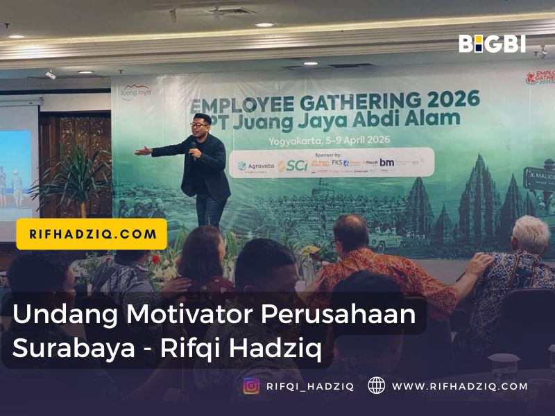 Undang Motivator Perusahaan Surabaya – Rifqi Hadziq
